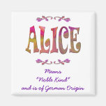 Bedeutung von Alice-Magneten