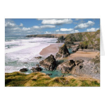 Bedruthan Schritte, Cornwall Karten
