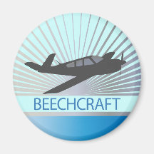 Beechcraft Flugzeuge Magnete