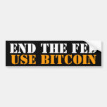 BEENDEN Sie die GEFÜTTERTE Bitcoin Litecoin Freihe Auto Aufkleber