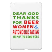 Beer Women And Automobile Racing Case For The iPad Mini