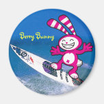Beeren-Häschen - Surfari Kühlschrankmagnet