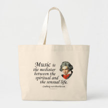 Beethoven auf Musik Einkaufstaschen