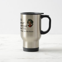 Beethoven auf Musik Tee Tassen