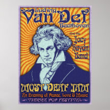 Beethoven - Van Def Plakat