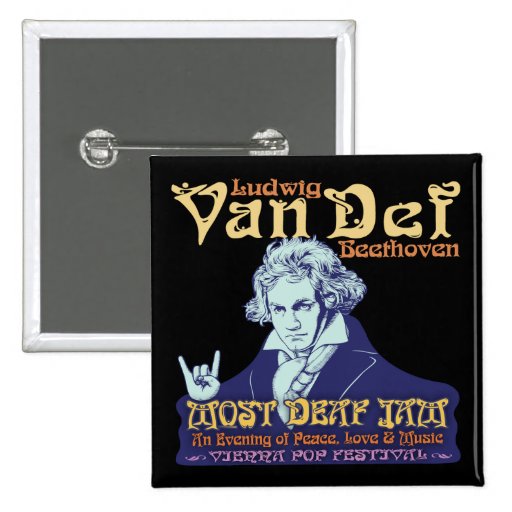 Beethoven - Von Def Anstecknadelbuttons