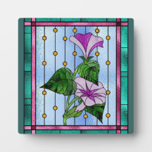Beflecktes Glas-Entwurfs-Blumen-Plaketten-Geschenk Platten
