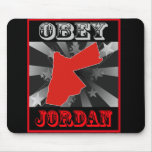 Befolgen Sie Jordanien Mousepad