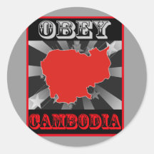 Befolgen Sie Kambodscha Sticker