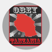Befolgen Sie Tansania Sticker