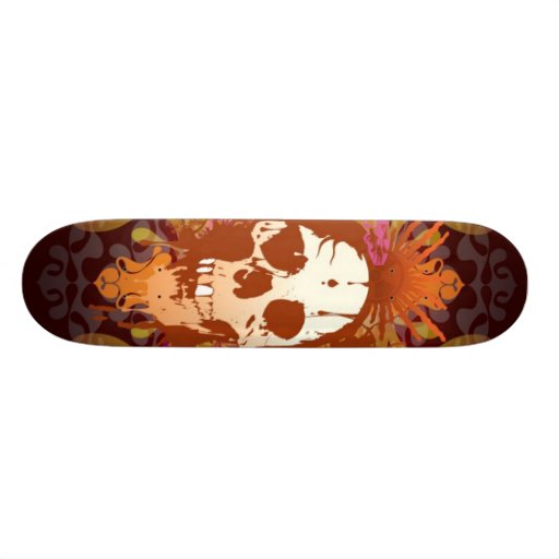 BEGRENZTE AUSGABE:  Schädel-Brett Bedruckte Skateboarddecks