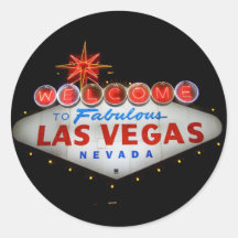 Begrüßen Sie nach fabelhaftes Las Vegas Aufkleber