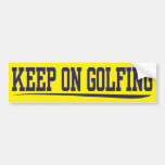 behalten Sie auf dem Golf spielen Autosticker