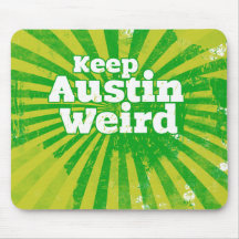 Behalten Sie Austin sonderbar Mousepad