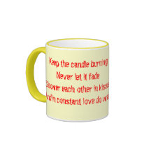 Behalten Sie den Feuer Burning Kaffee Tasse