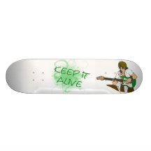 Behalten Sie es lebendig Individuelle Skatedecks