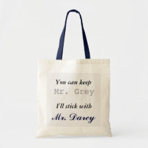 Behalten Sie Herrn Grey I haftet mit Herrn Darcy Taschen