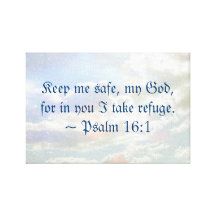 Behalten Sie mich sicherer Psalm-Zitat-Leinwand-Dr Leinwanddrucke