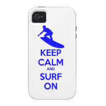 Behalten Sie Ruhe u. Brandung an Vibe iPhone 4 Case