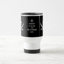 Behalten Sie Ruhe u. Plünderung an Tee Tasse
