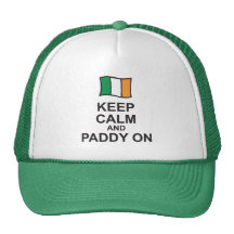 BEHALTEN Sie RUHE und PADDY AUF Kappe St. Patricks