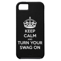 Behalten Sie Ruhe und schalten Sie Ihren Swag ein iPhone 5 Schutzhülle