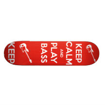 Behalten Sie Ruhe-und Spiel-Baß Individuelles Skateboard