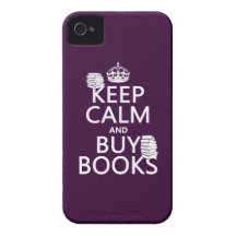 Behalten Sie ruhig und kaufen Sie Bücher (in irgen iPhone 4 Cover
