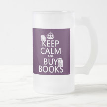 Behalten Sie ruhig und kaufen Sie Bücher (in irgen Teetasse