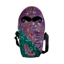 Behalten Sie ruhige Schnurrbart-Schuh-Rickshawtasc Kuriertasche