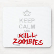 Behalten Sie ruhige und Tötungs-Zombies - GamerGee Mousepads