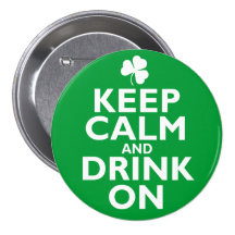 Behalten Sie ruhigen Spaß St. Patricks Tages Anstecknadelbuttons