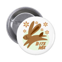 Beißen Sie mich Schokoladen-Häschen Buttons