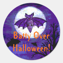 Bekloppt in Halloween! Aufkleber