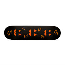Beklopptes Kürbis-Gesicht Halloweens Skateboard Bretter