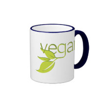 Belaubtes veganes kaffeetassen