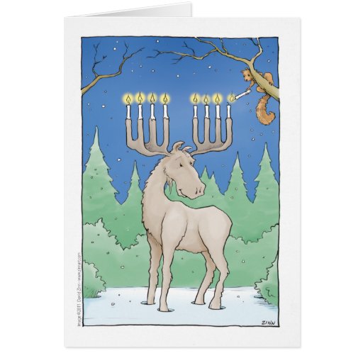 Beleuchten des moosnorah grußkarten