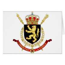 Belgien-Emblem Karten