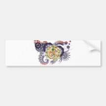 Belize-Flagge Autosticker