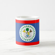 Belize-Flaggen-Becher Kaffee Tassen