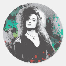Bellatrix Lestrange Grafik-Logo Runder Aufkleber