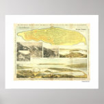 Belvedere-Halbinsel, Marin County, CA 1890. Posten Poster