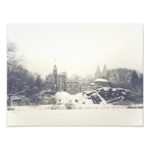 Belvedere-Schloss im Winter im Central Park Kunstphotos