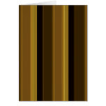 Bemerkenswerter Herr: Brown Striped Platten Karte