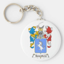 Benedicty Familien-ungarisches Wappen Schlüsselanhänger