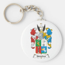 Benics Familien-ungarisches Wappen Schlüsselanhänger