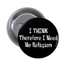 Benötigen Sie nicht Religion Anstecknadel