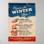 Bereiten Sie sich für Winter-jetzt Plakat vor