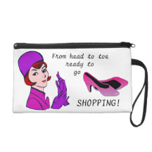 Bereiten Sie vor, um zu gehen! Niedlicher Wristlet