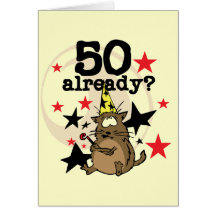 Bereits Geburtstag 50 Grußkarte